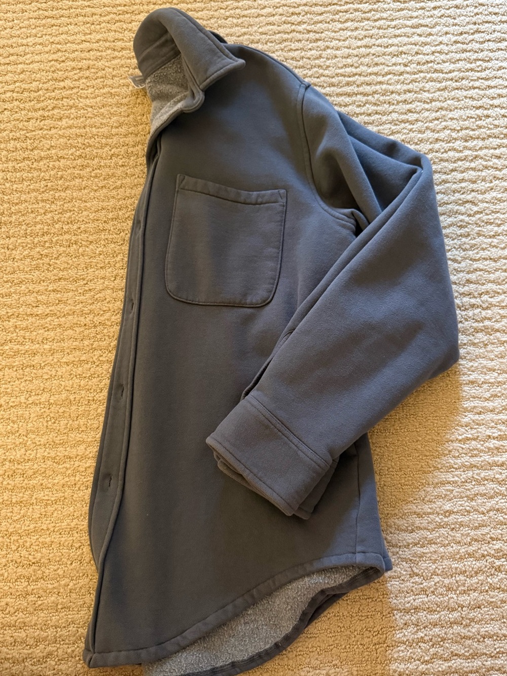 Aritzia TNA Cozy Fleece Boyfriend Shirt (jacket)